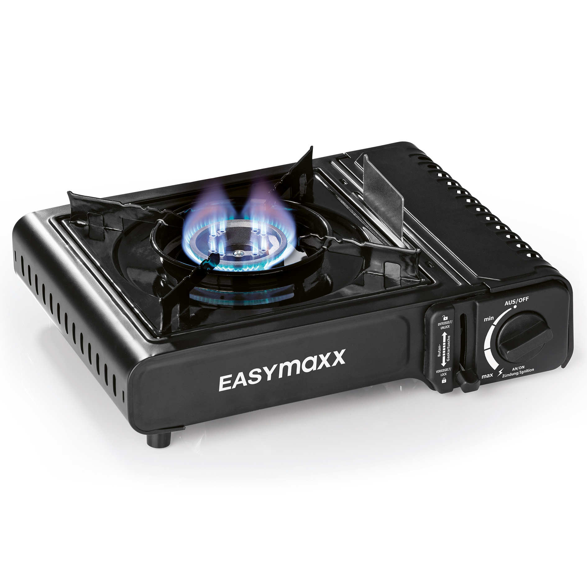 EASYMAXXGaskocher - schwarz - 2100 Watt