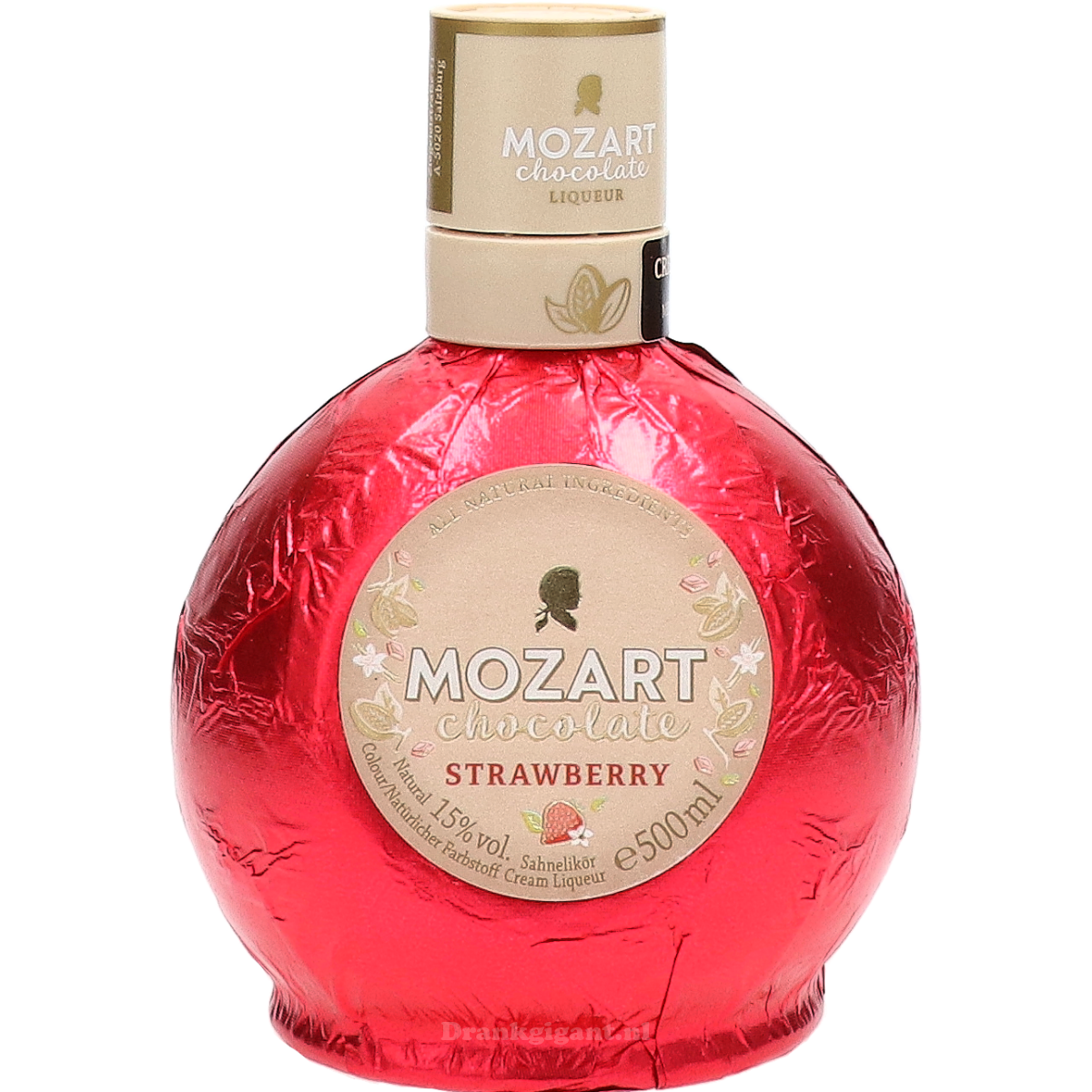 Mozart White Chocolate Cream Strawberry 50 cl