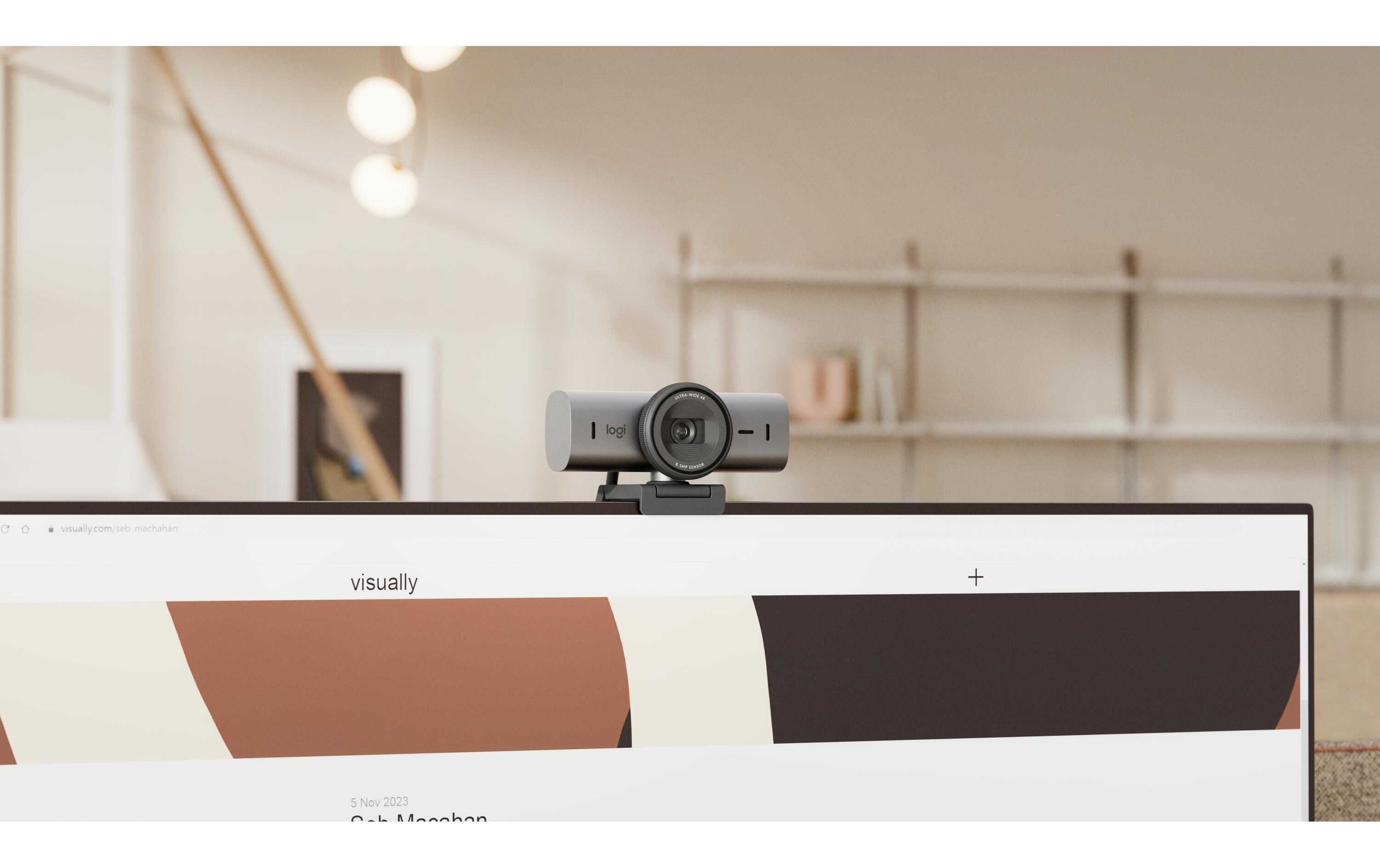Webcam MX Brio 705 for Business<br>4K-Business-Webcam mit KI-gesteuerten Funktionen und erstklassiger Bildqualität