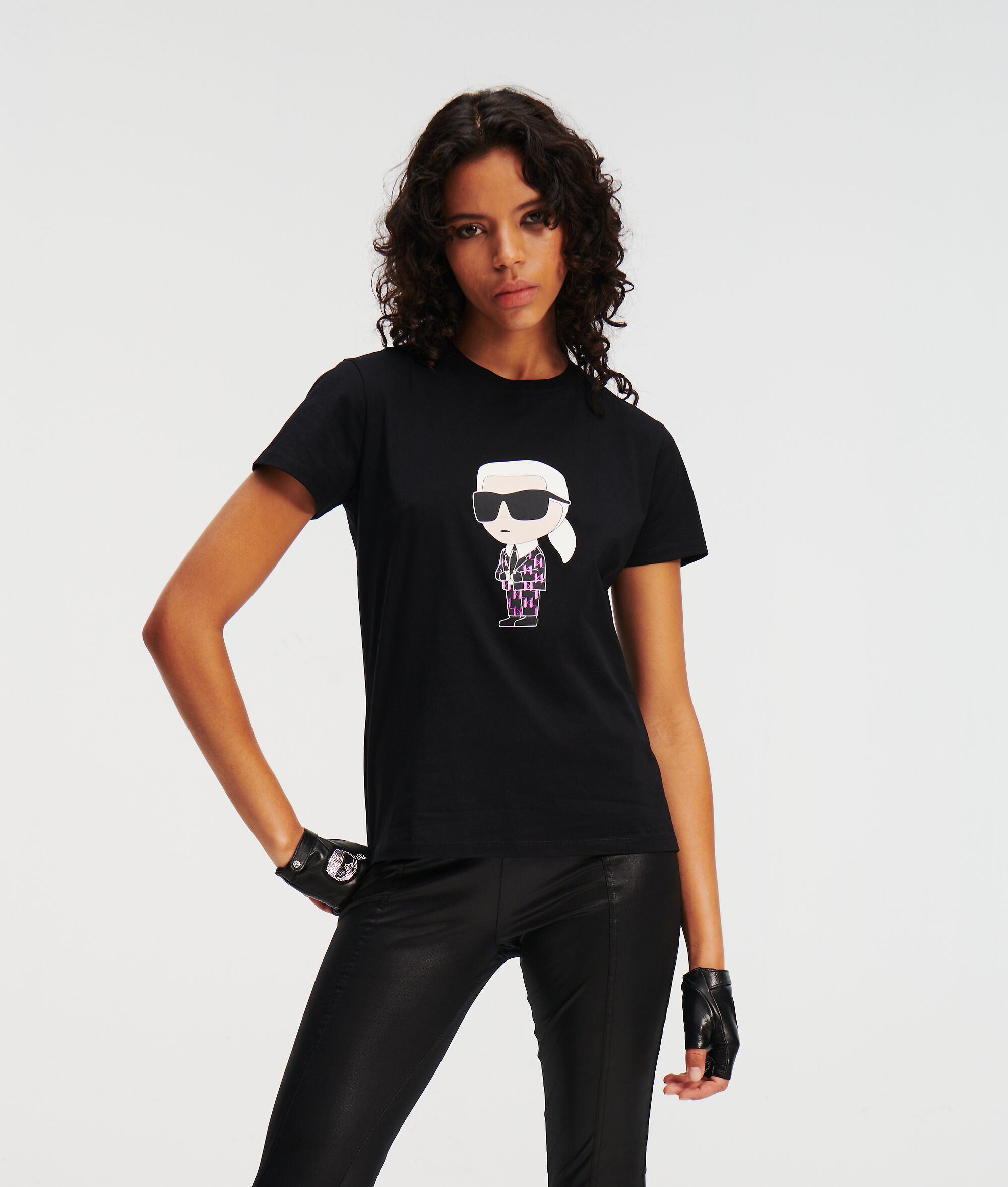 T-SHIRT MONOGRAM MÉTALLISÉ IKONIK