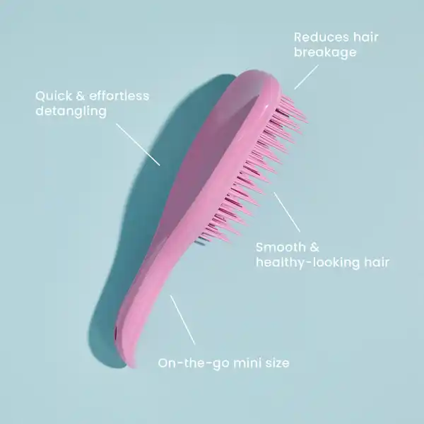 The Ultimate Detangler Mini Runway Pink