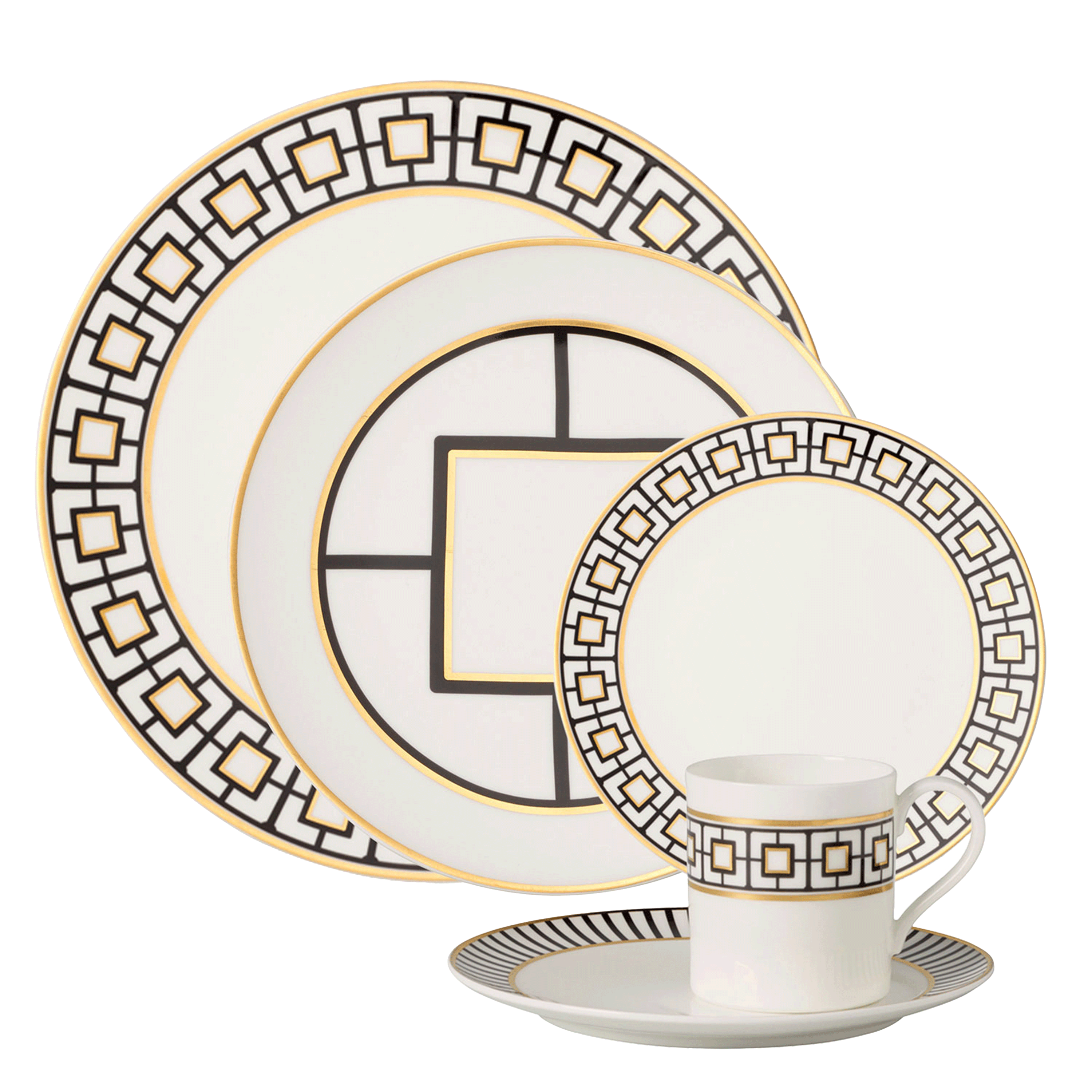 MetroChic Starter set Multi-colored, Premium Bone Porcelain