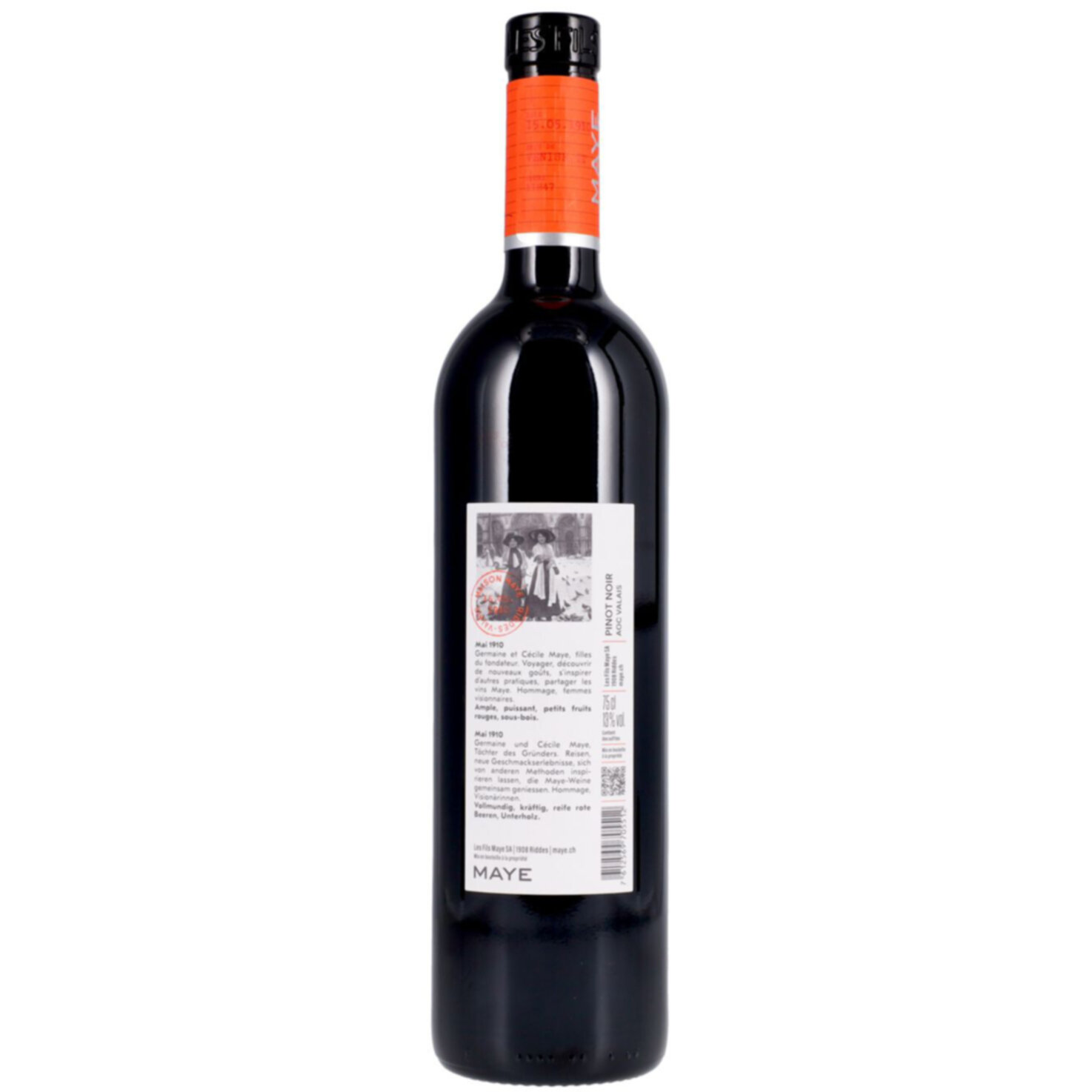 Valais AOC Pinot Noir Telegram Maye -75cl
