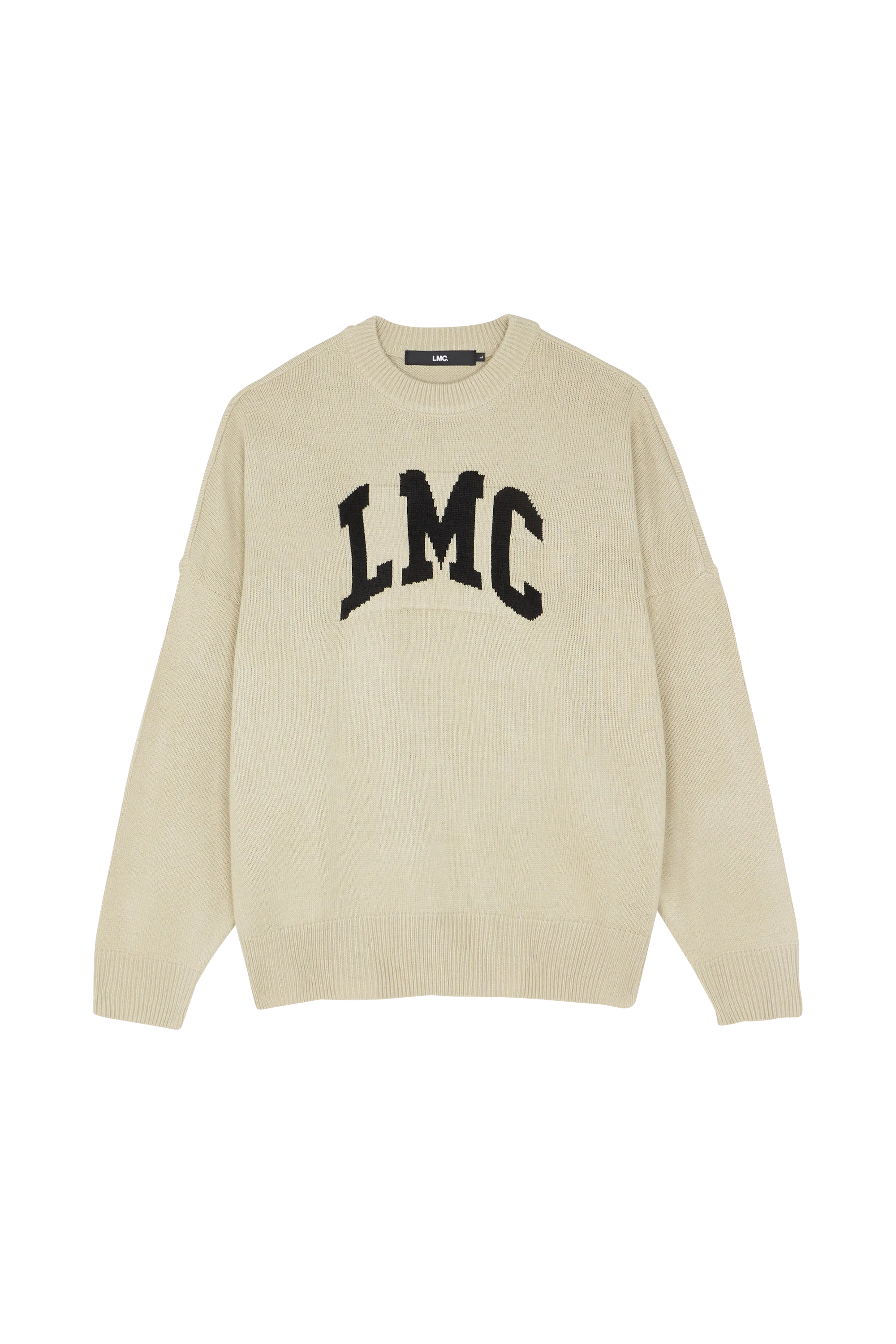 LOST MANAGEMENT CITIES Pull ARCH KNIT SWEATER Beige
