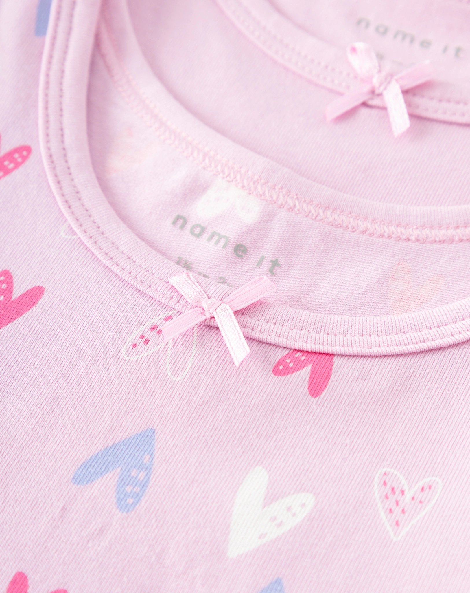 Unterhemd NMFTANK HEARTS 2er Pack in pink lavender