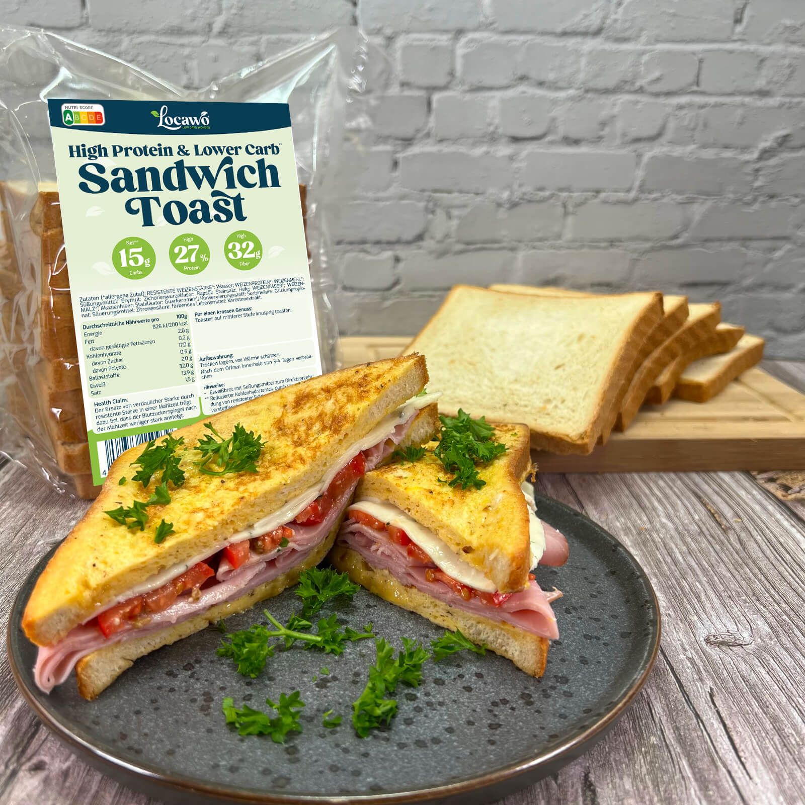 Locawo High Protein & Low Carb Sandwich Toast