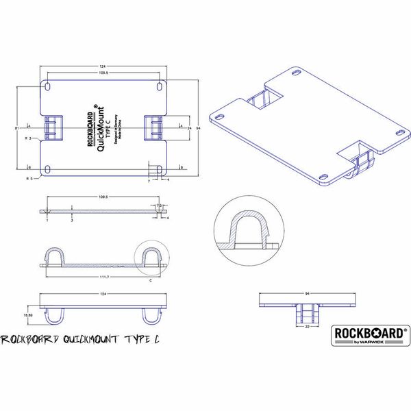 Rockboard Quick Mount Type C