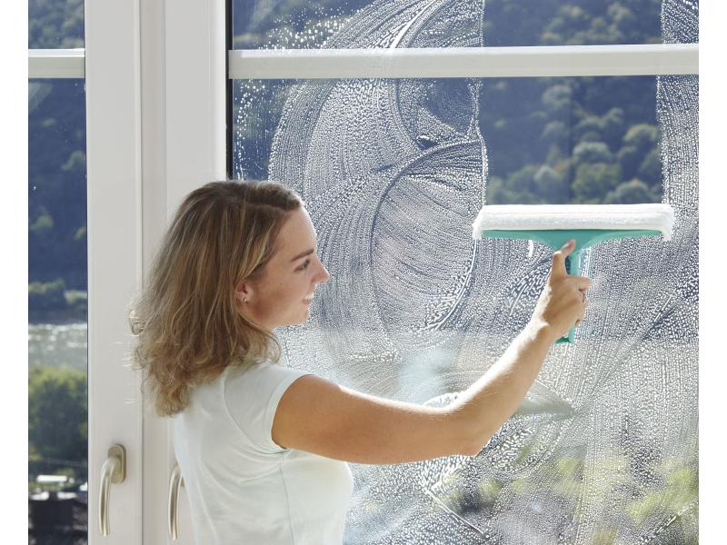 Leifheit Handfensterwischer 3 in 1 Grün Fensterwischer