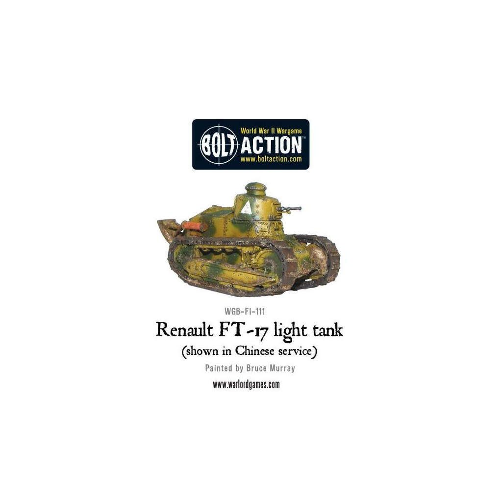 Bolt Action - French - Renault FT-17 Light Tank
