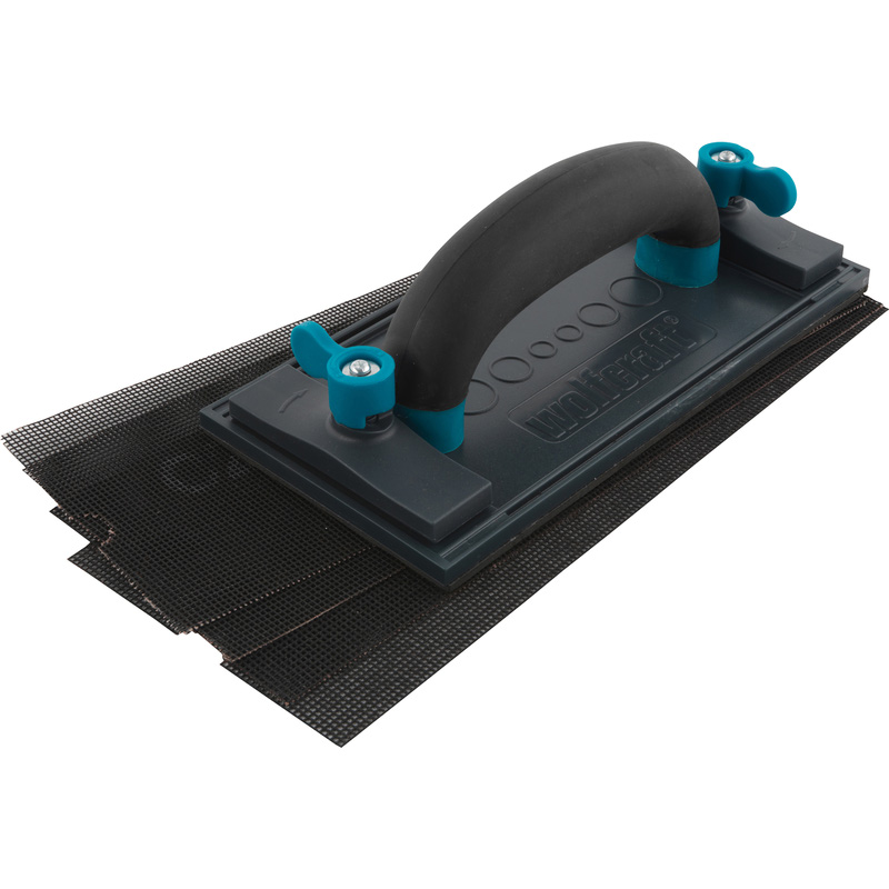 Wolfcraft schuurset voor gipsplaat