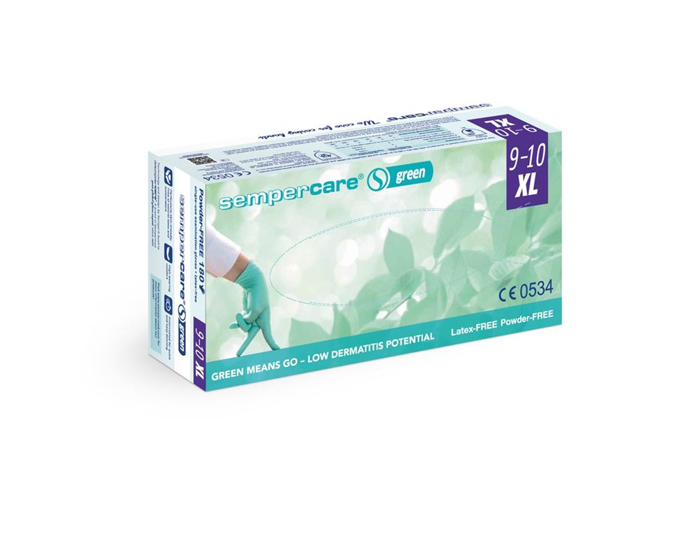 SEMPERCARE green XL unsteril 180 Stk