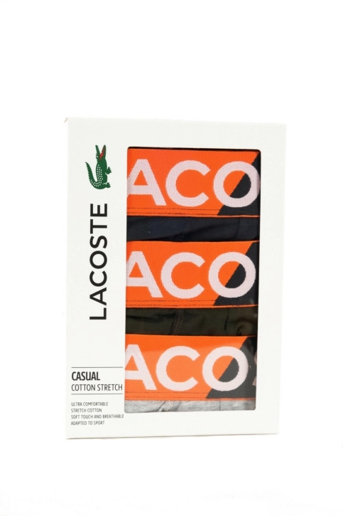 Calecons et slips lacoste 5h1183 c04 graphite/baobab-argent ch
