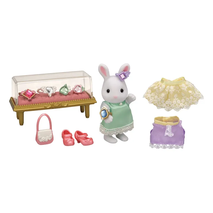 Sylvanian Families La Valisette de mode et grande sœur lapin