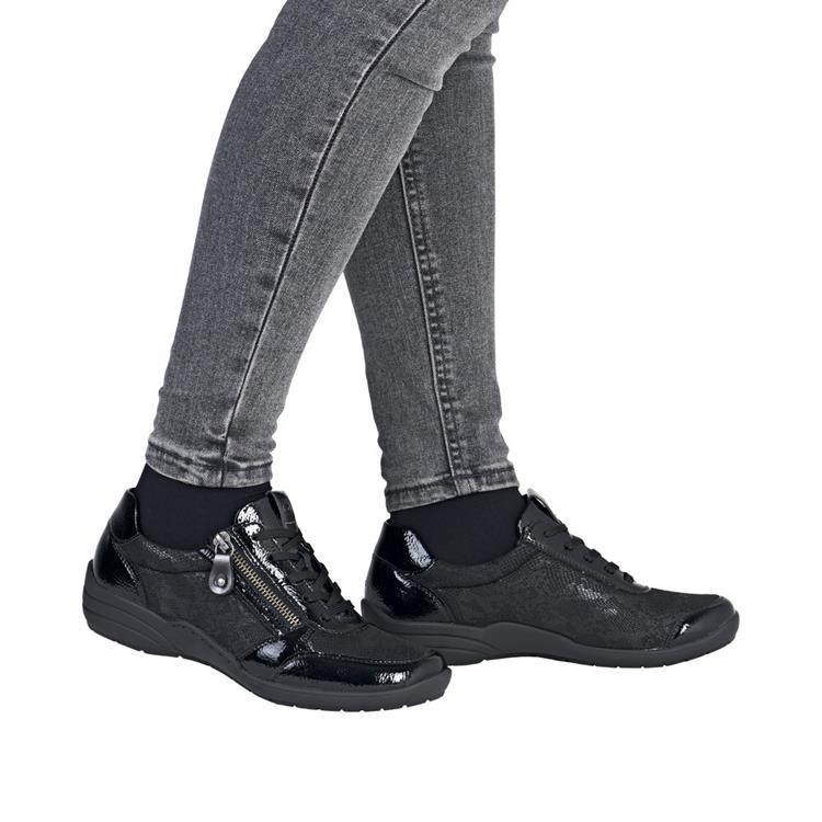 Remonte R7637 black/schwarz/blei