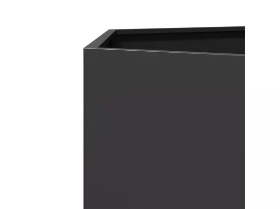 Jardinière bac lit surélevé noire 138 x 120 x 45 cm 02_0038638