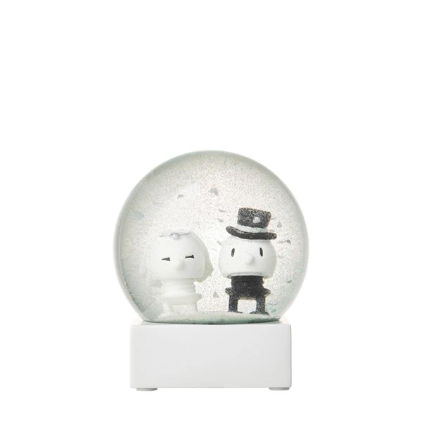 Hoptimist  Wedding glitter globe, Hvid - Stor