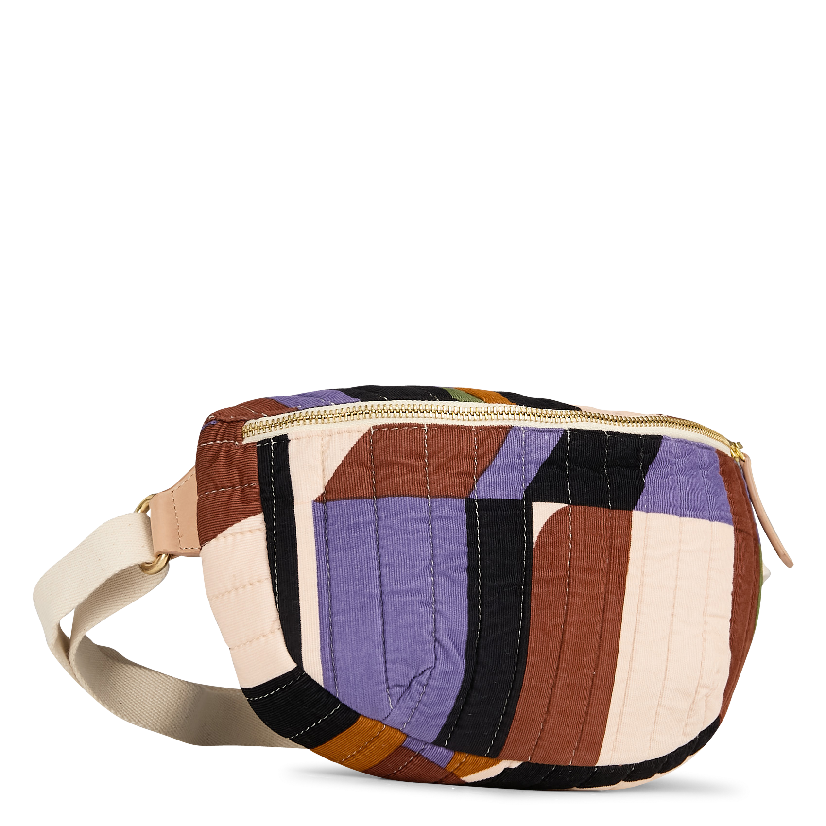 CHIARA L SUPERSONIC - Banane L en velours de coton | Multicolore