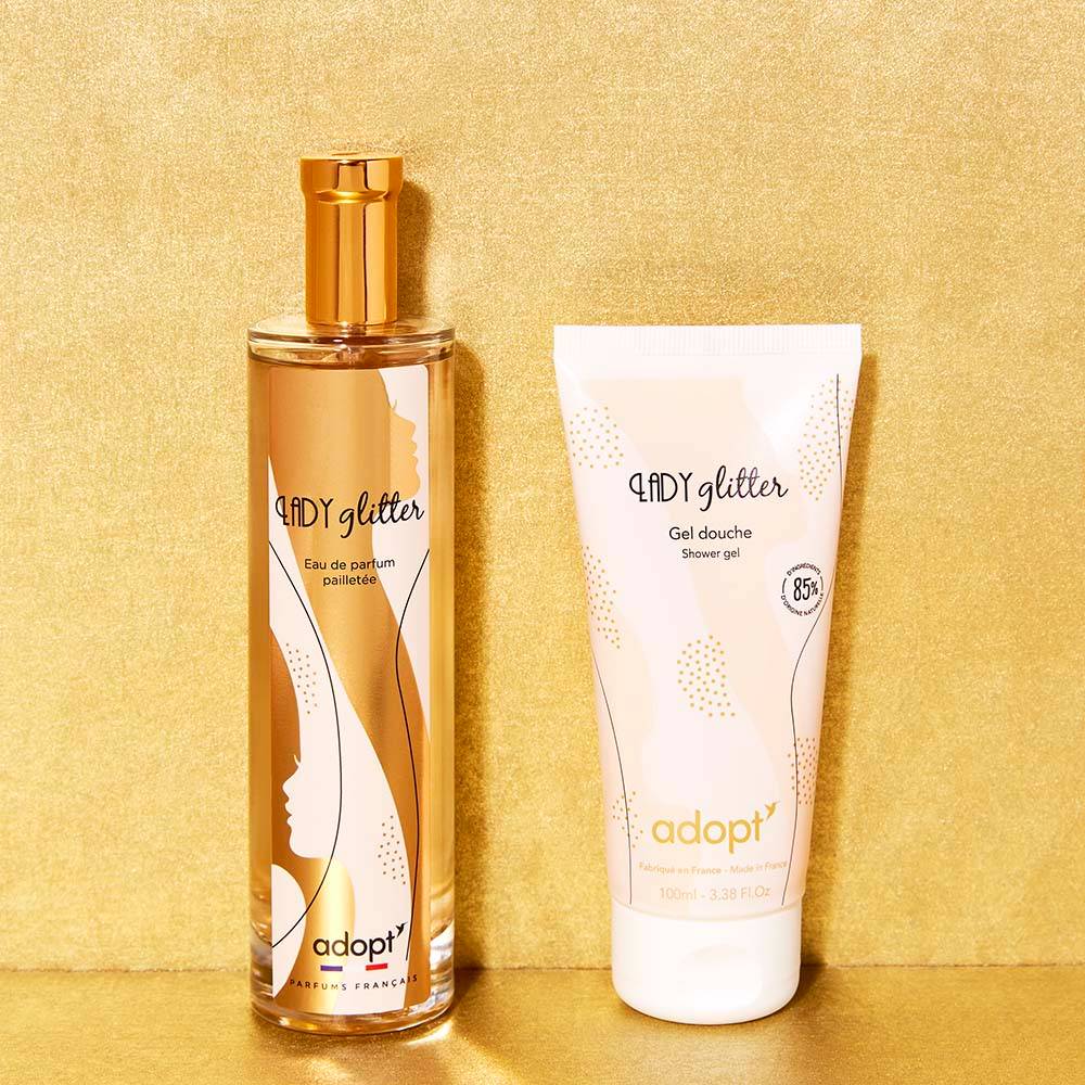 Lady glitter - Coffret eau de parfum 100ml + gel douche