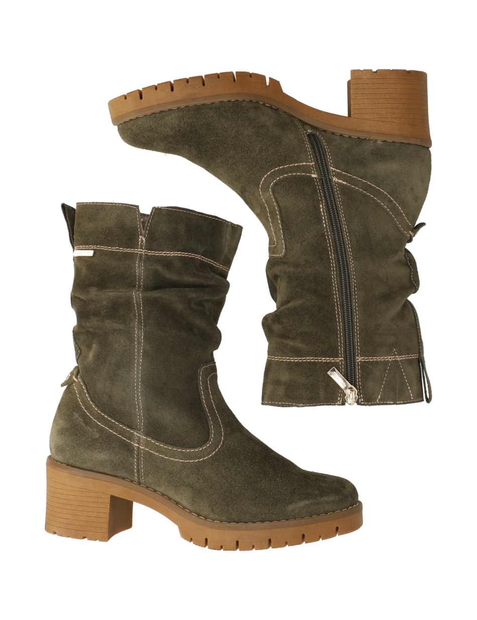 Veloursleder Stiefelette
