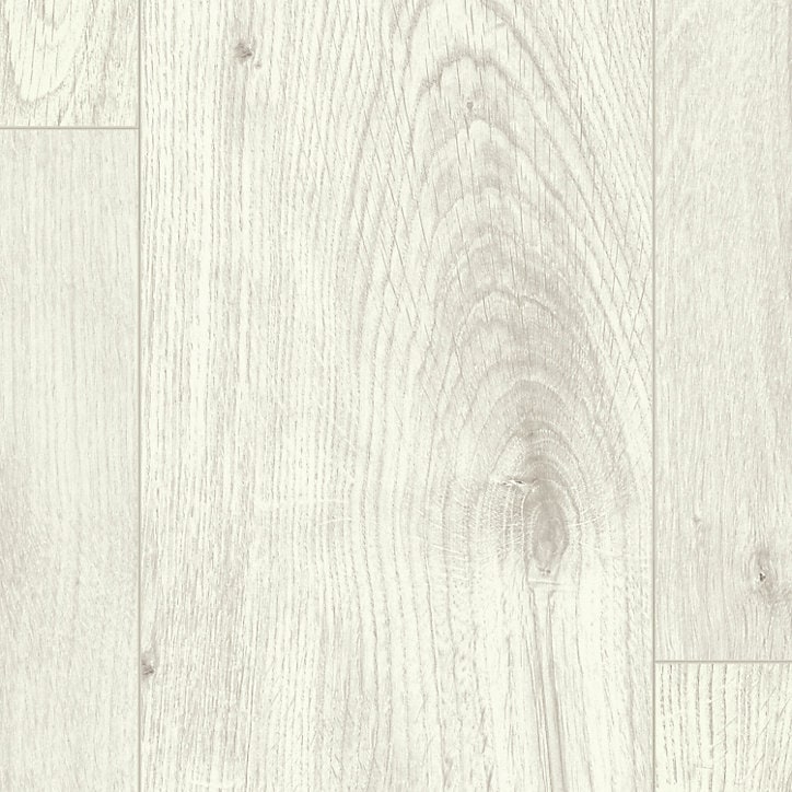 Sol stratifié clipsable Rowley chêne gris clair 8 mm compatible pièces humides