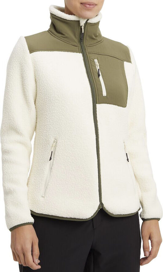 MCKINLEY Malla Knit fleecejakke Hvid