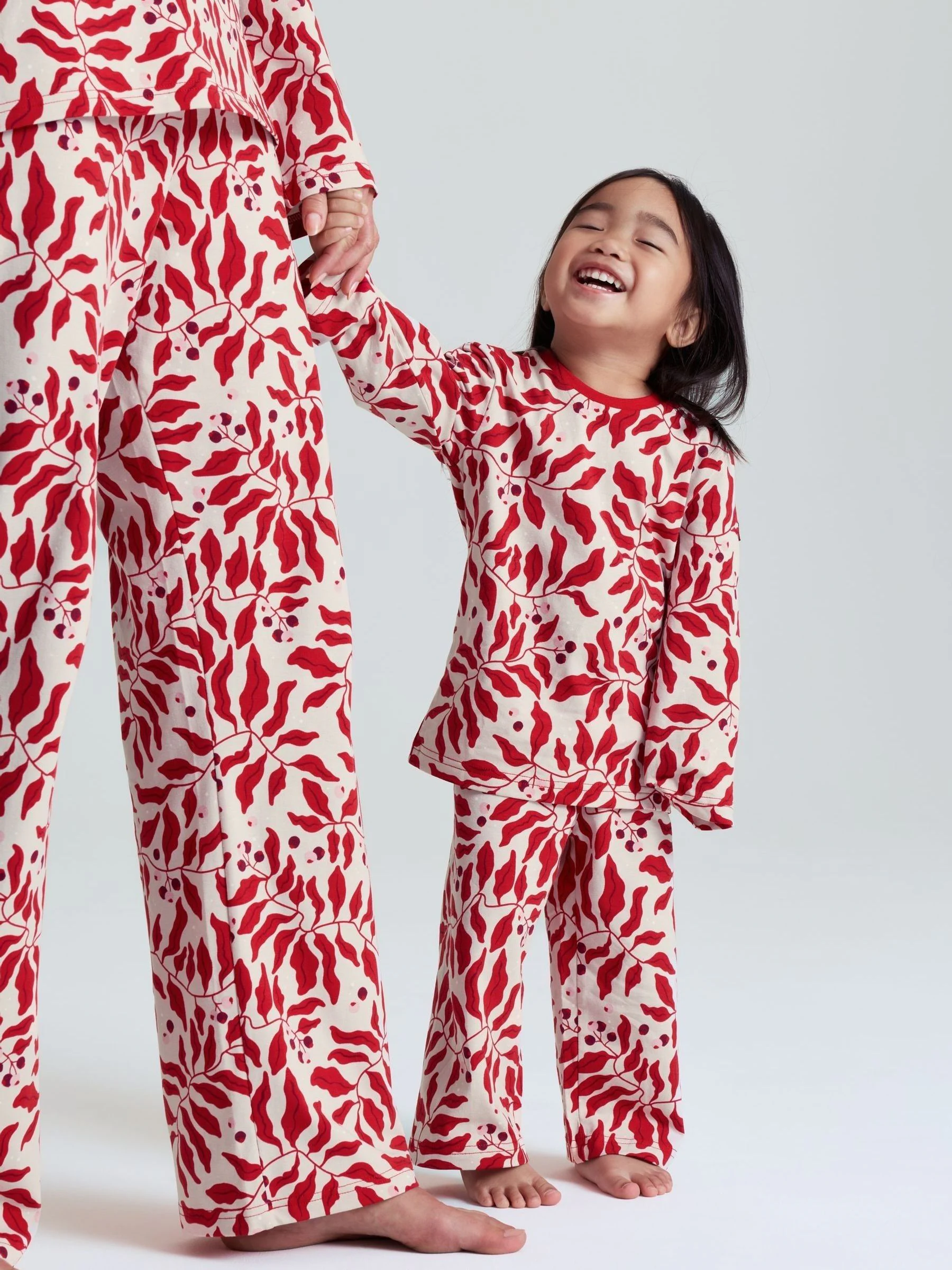 Polarn O. Pyret Christmas Berry Print Pyjamas
