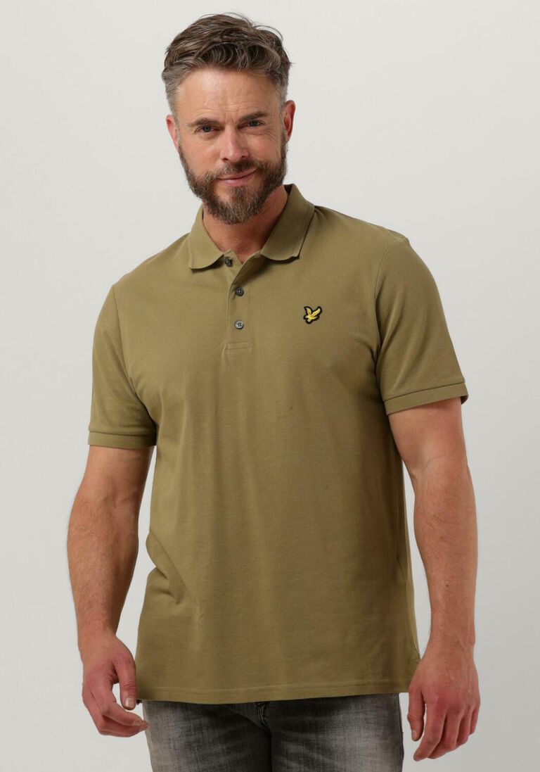 LYLE & SCOTT olijf lyle & scott polo crest tipped polo shirt
