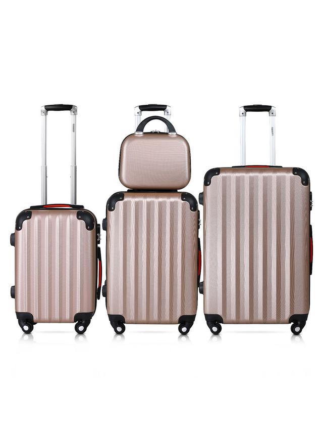 Hartschalenkoffer-Set Baseline 4-tlg. in Rosé