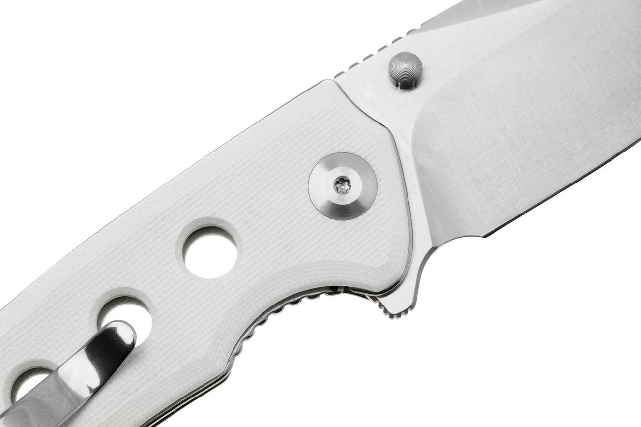 Sencut Excalis S23068-2 Satin 9Cr18MoV, White G10 zakmes