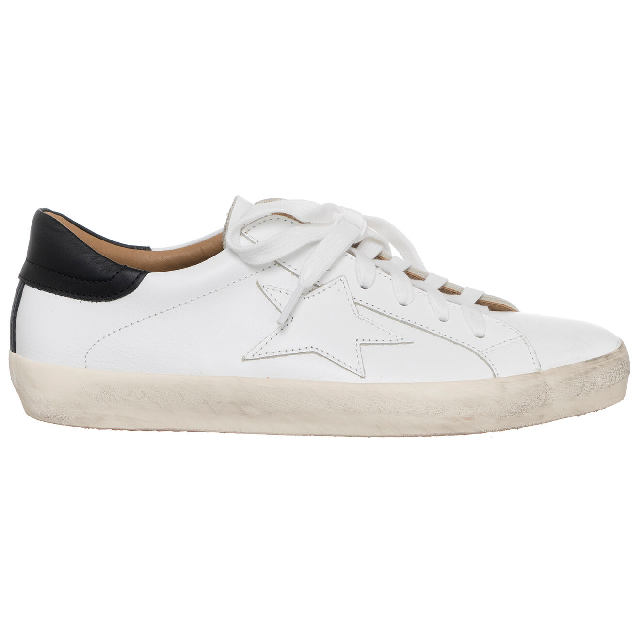 Loretta Pettinari Baskets en Cuir blanches