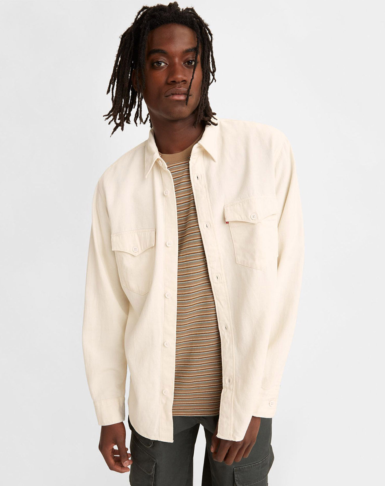 Levi's® Chemise relaxed fit Western écrue
