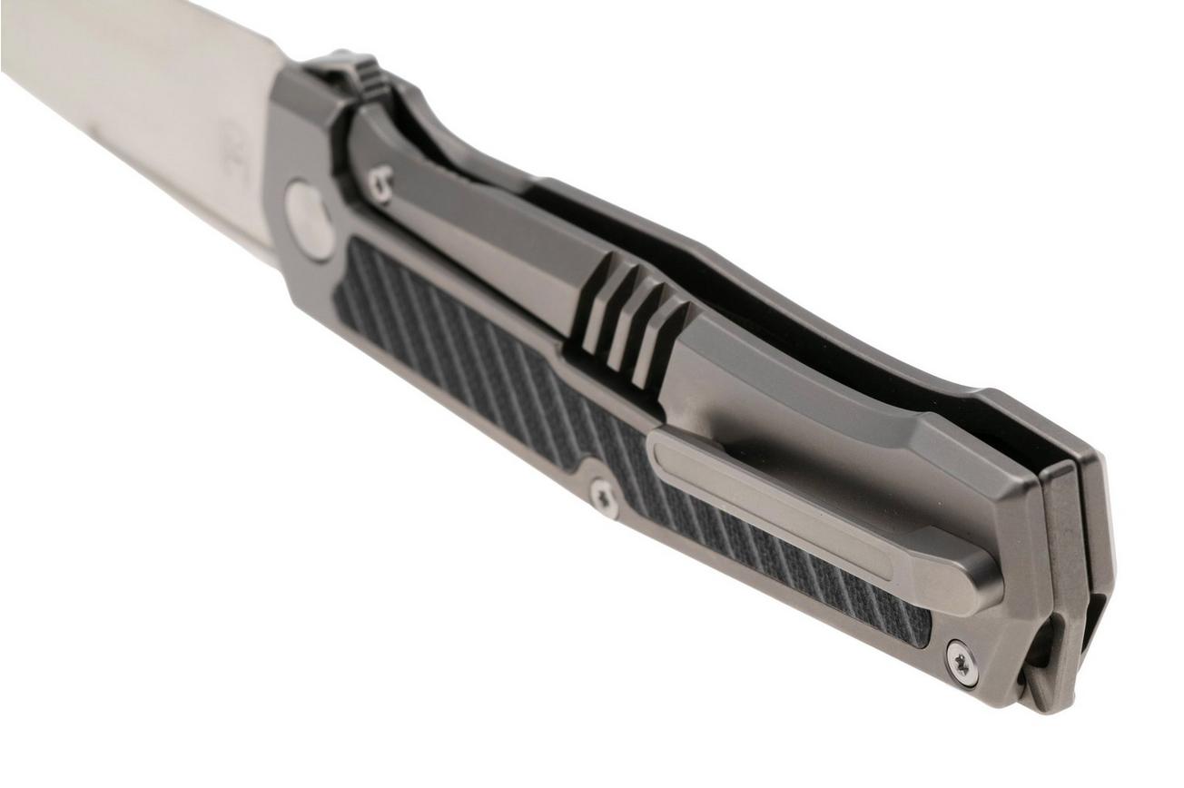 Real Steel Rokot Premium 7645B Satin S35VN, Titanium Black G10 Inlay, zakmes
