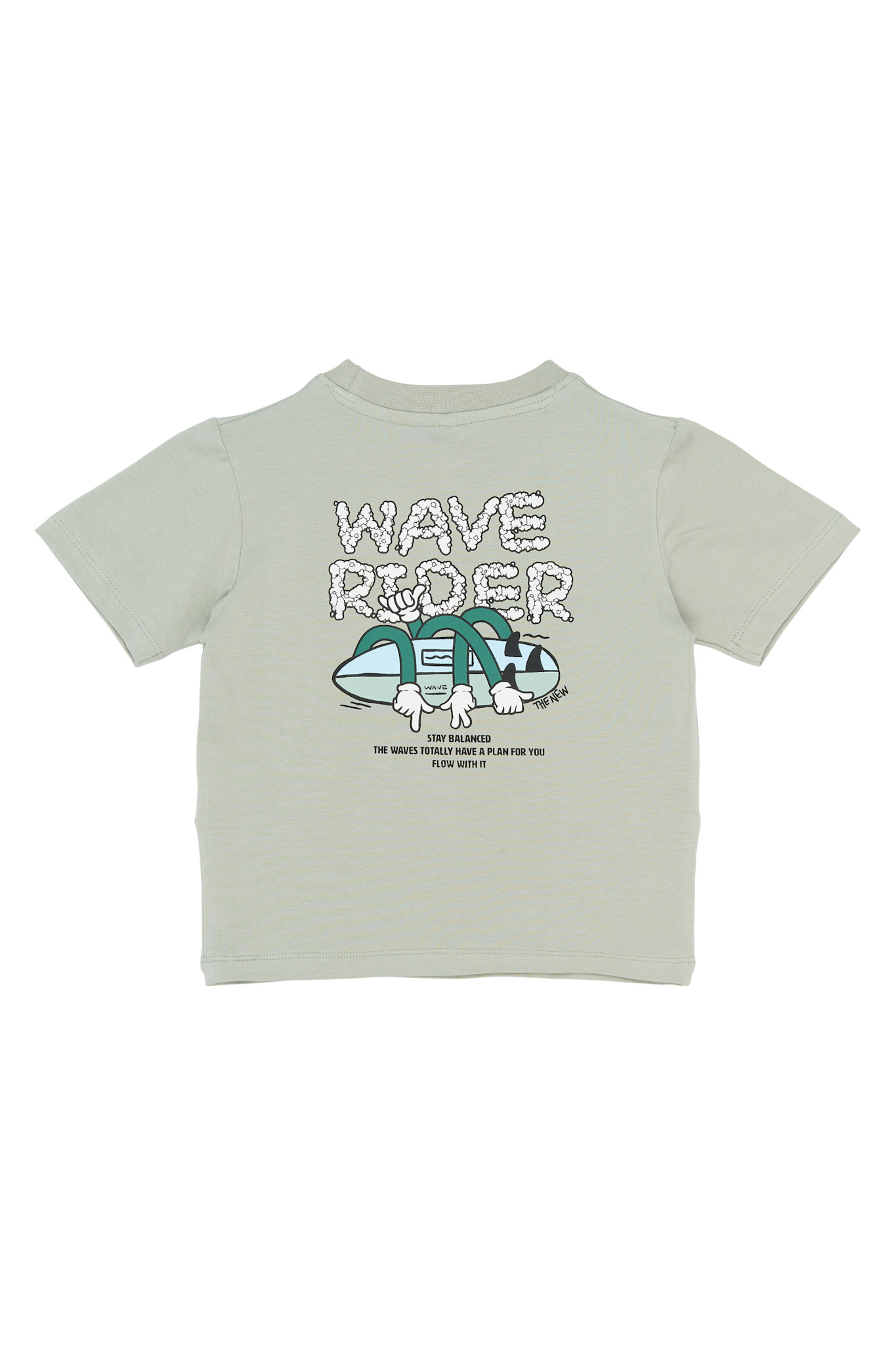 The New Siblings The New Siblings shirt Sigurd aqua gray