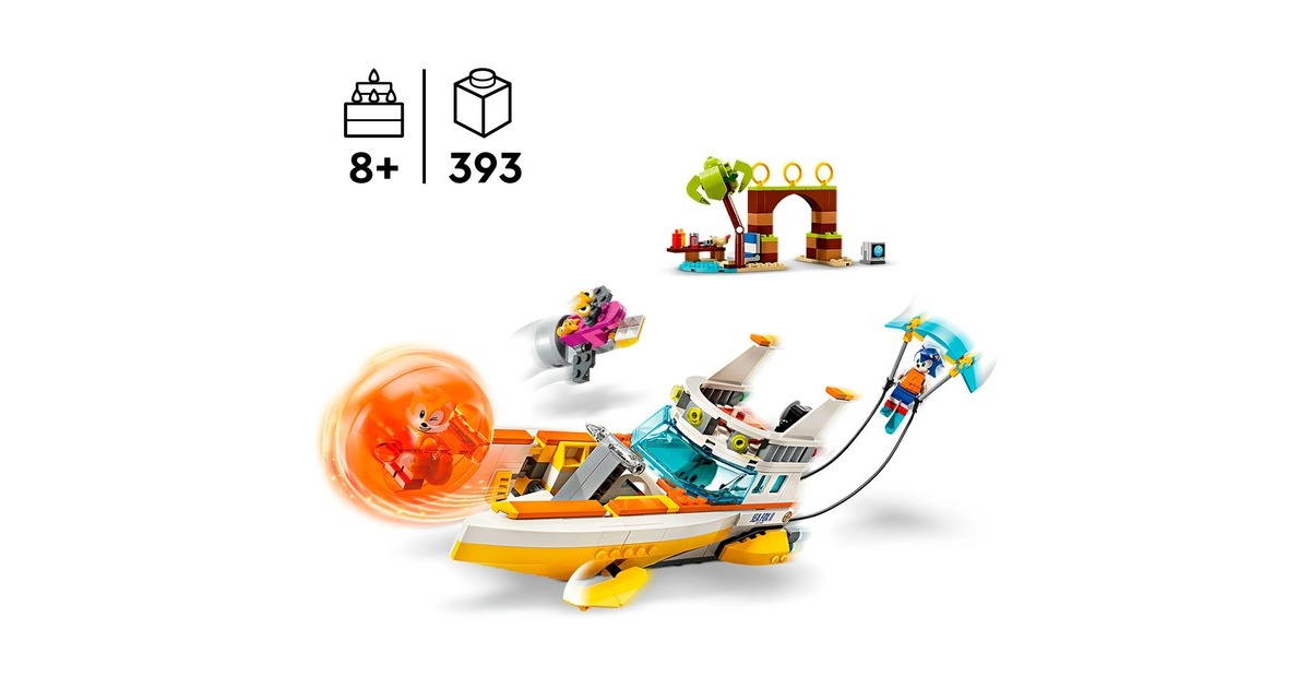 LEGOSonic the Hedgehog - Tails' avonturenboot Constructiespeelgoed  (76997)