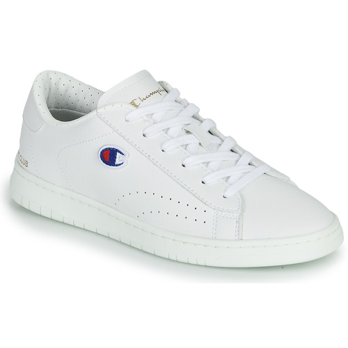 Champion - COURT CLUB PATCH - Blanc / Beige