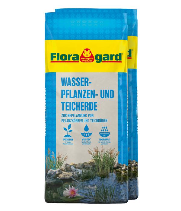 Floragard Wasserpflanzen- und Teicherde, 2 x