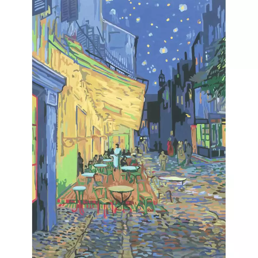 Ravensburger ART Collection: Café Terrace at Night (Van Gogh) bunt