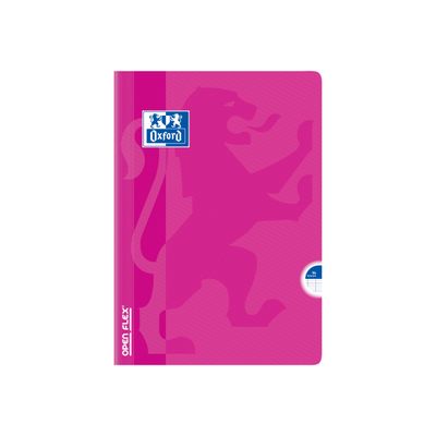Oxford Openflex - Cahier polypro A4 (21x29,7 cm) - 96 pages - grands carreaux (Seyes) - disponible dans différentes couleurs