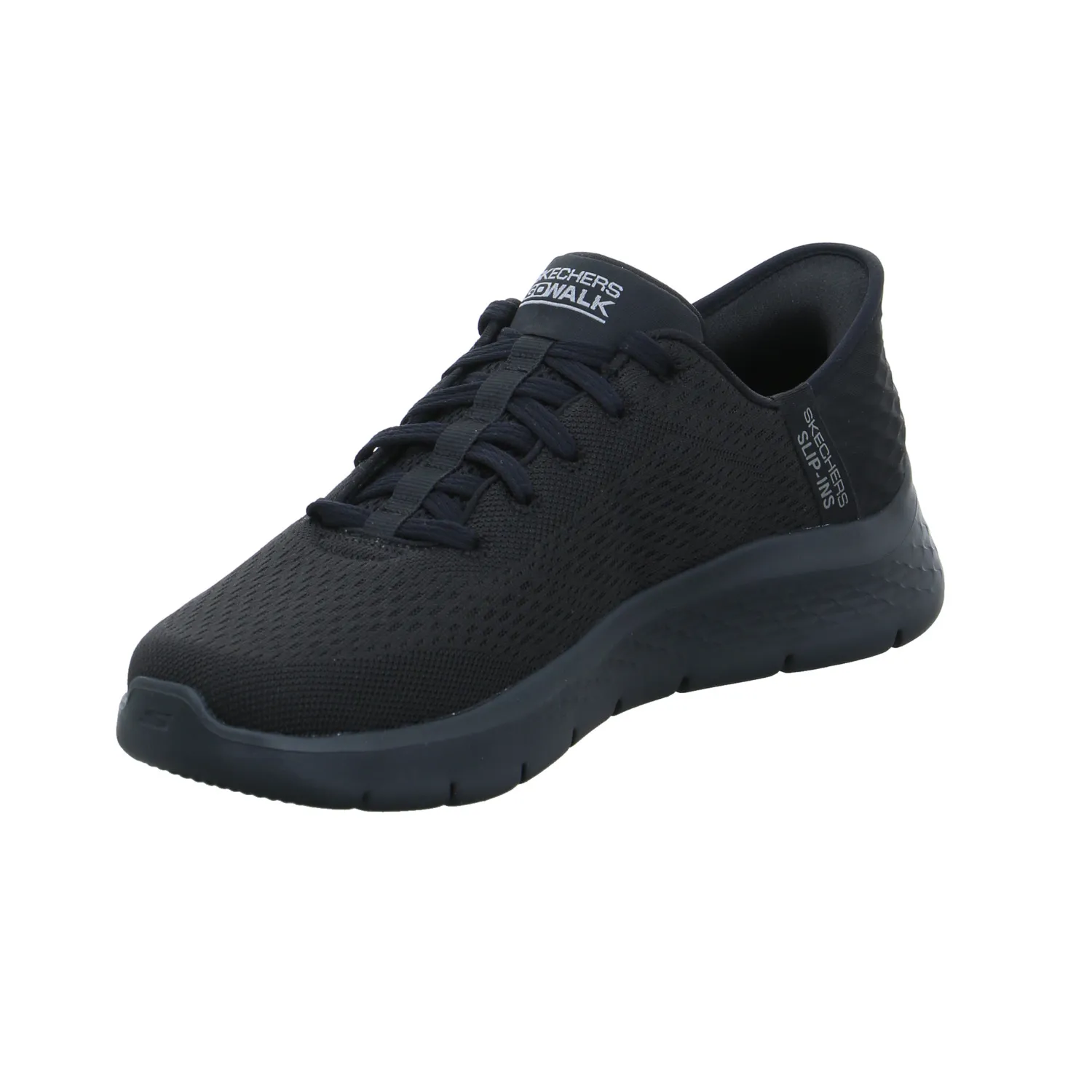 SKECHERS Halbschuhe Sneaker Stoff Schwarz Synthetik