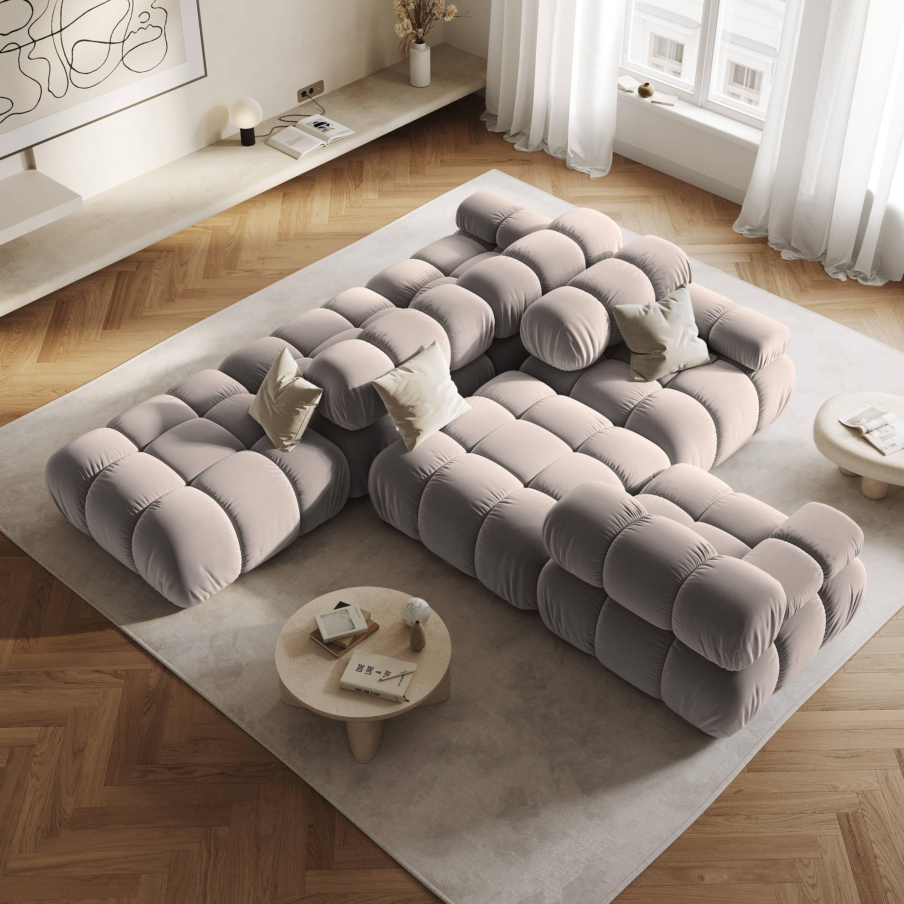 Milo Casa Tropea Modulair Bank Element - Hocker - Beige