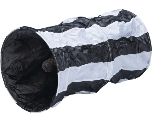 Feline Cruiser Outdoor Crinkle Tunnel 50 cm, zwart-wit
