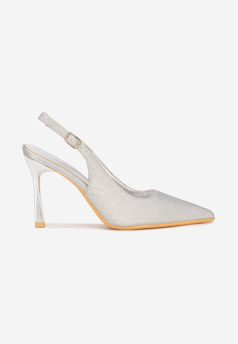 Chaussures slingback argent Edinea