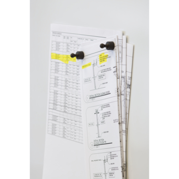 Magneet pion Neodym zwart 12x20mm 4 stuks