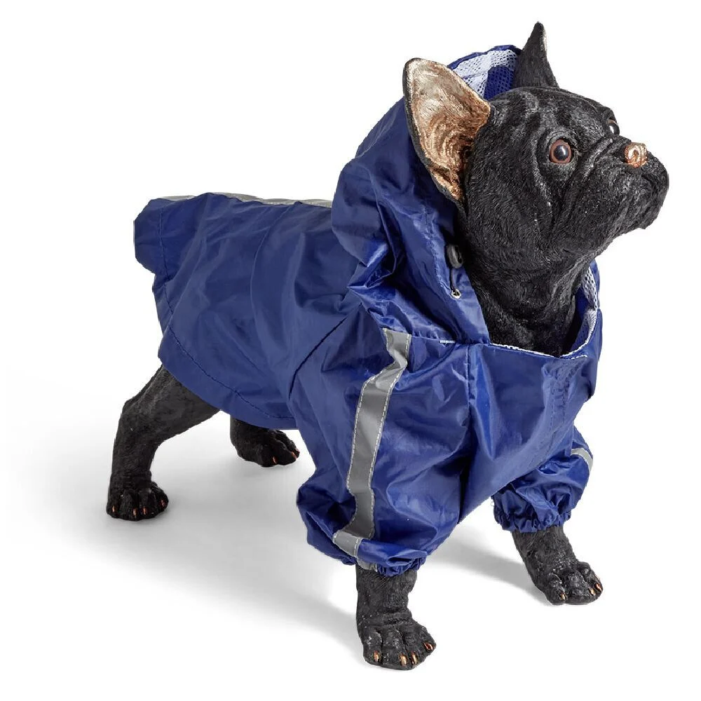 Manteau pour chien imperméable bleu - Taille M