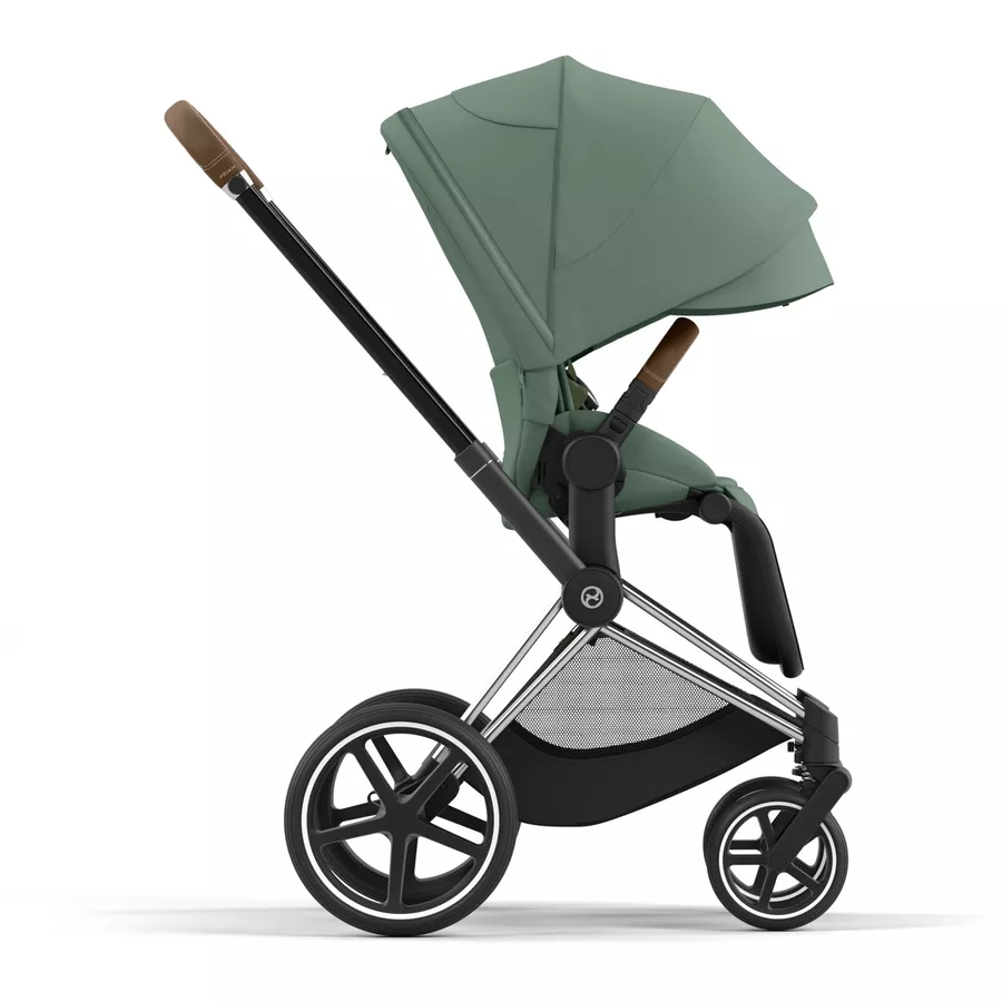 cybex PLATINUM Kombikinderwagen New Priam Chrome Brown Peach Pink