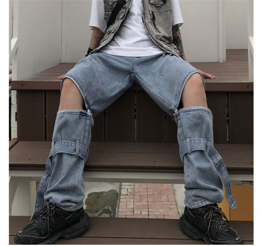Shineon Studio - Jeans met afneembare pijpen