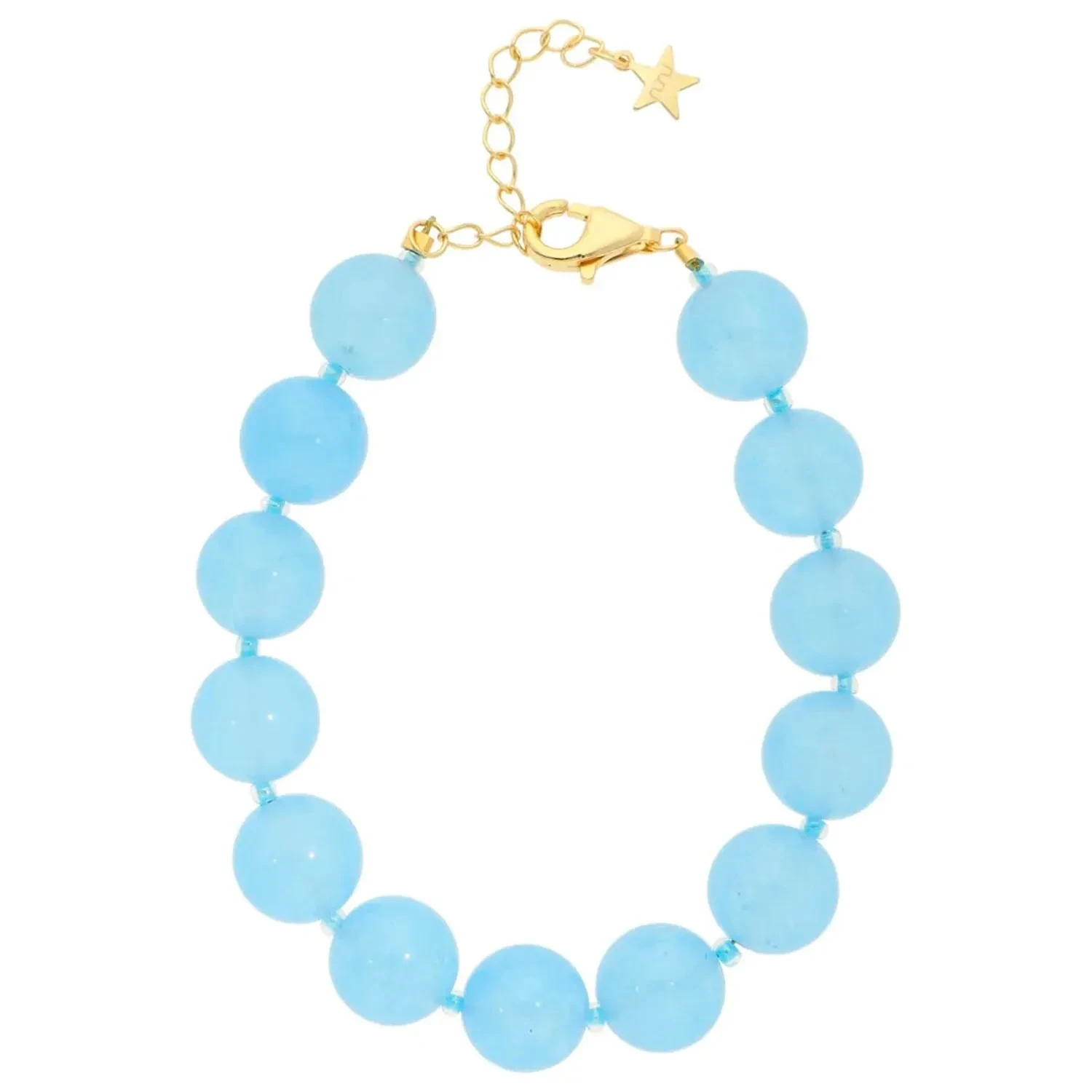 Nuni Copenhagen Jasmin Armbånd 24 kt. Forgyldt Sølv A3118-Blue