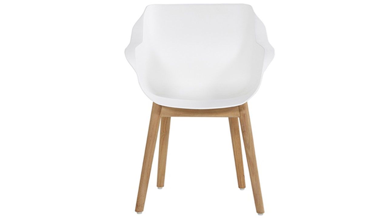 Tuinstoel Royal White 11.688.203 Sophie Teak B62 x D59 x H84 cm