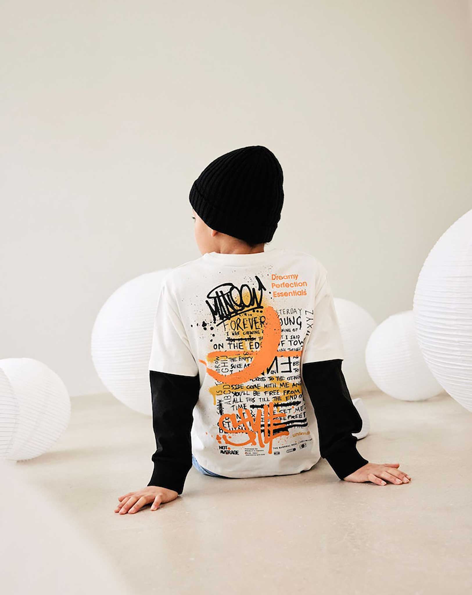 Langarmshirt NKMBOJONES STREET LEGENDS in jet stream