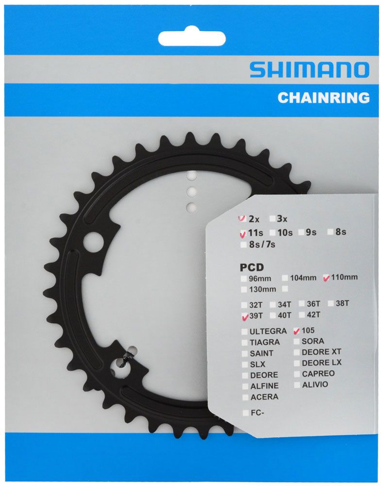 Shimano Kettenblatt für FC-R7000 53/39 Zähne kaufen | Bike-Discount